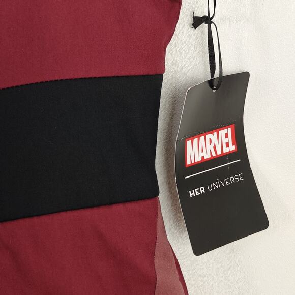 Her Universe Marvel Wanda Maximoff Scarlet Witch Swing Dress Size XL Pockets New - Picture 6 of 14